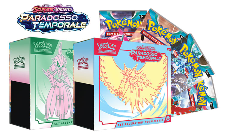 POKEMON SET ALLENATORE FUORICLASSE - SCARLATTO E VIOLETTO - PARADOSSO TEMPORALE - 1PZ CASUALE(COD:60356)