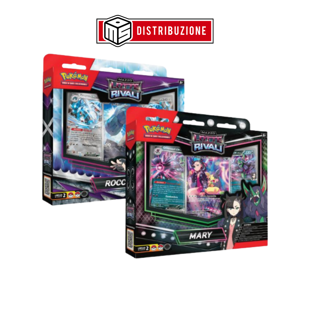 POKEMON - MAZZI LOTTE RIVALI - MARY E ROCCO - (BOX 6PZ) COD: 10693