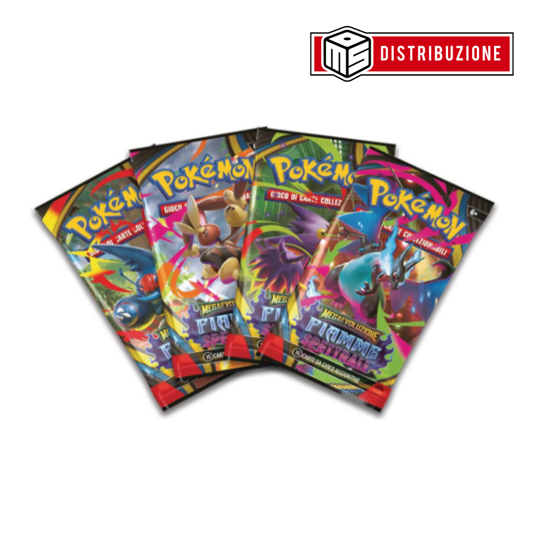 POKEMON SCARLATTO E VIOLETTO - MEGAEVOLUZIONE FIAMME SPETTRALI - BOX 36 BUSTE ITA (COD: 10190)