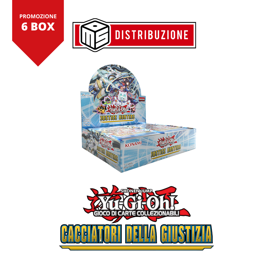 PROMO ORDINE MIN. 6 BOX - CACCIATORI DELLA GIUSTIZIA -  BOX DA 24 BUSTE