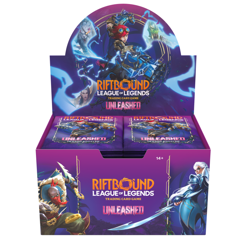 RIFTBOUND - UNLEASHED - BOOSTER DISPLAY (24 BUSTE) - ENG RIFTBOUND - UNLEASHED - BOOSTER DISPLAY (24 BUSTE) - ENG