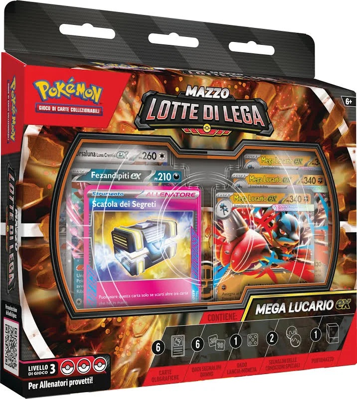 POKEMON - MAZZO LOTTE DI LEGA MEGA LUCARIO EX - (1PZ) COD: 10360