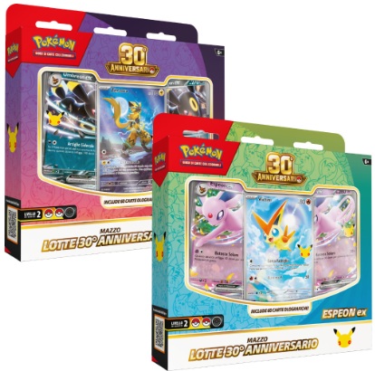 POKEMON 30° ANNIVERSARIO - MAZZO LOTTE - (BOX 6PZ) COD: 10468