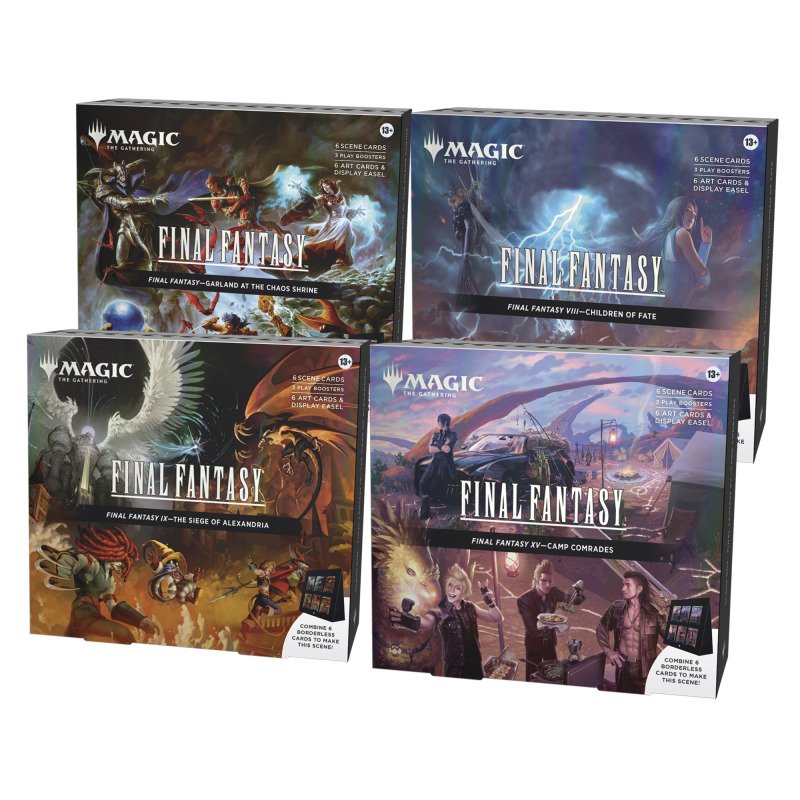 UNIVERSES BEYOND - FINAL FANTASY - SCENE BOX DISPLAY (4 BOX) - INGLESE