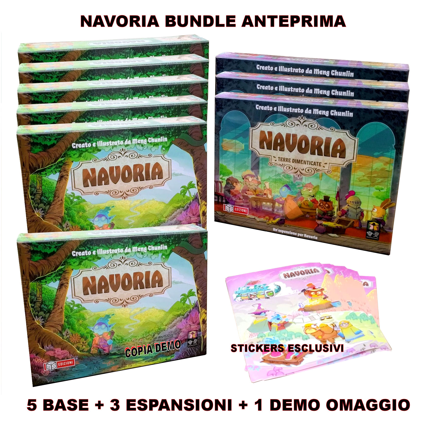 NAVORIA BUNDLE ANTEPRIMA (5 BASE + 3 ESPANSIONI)