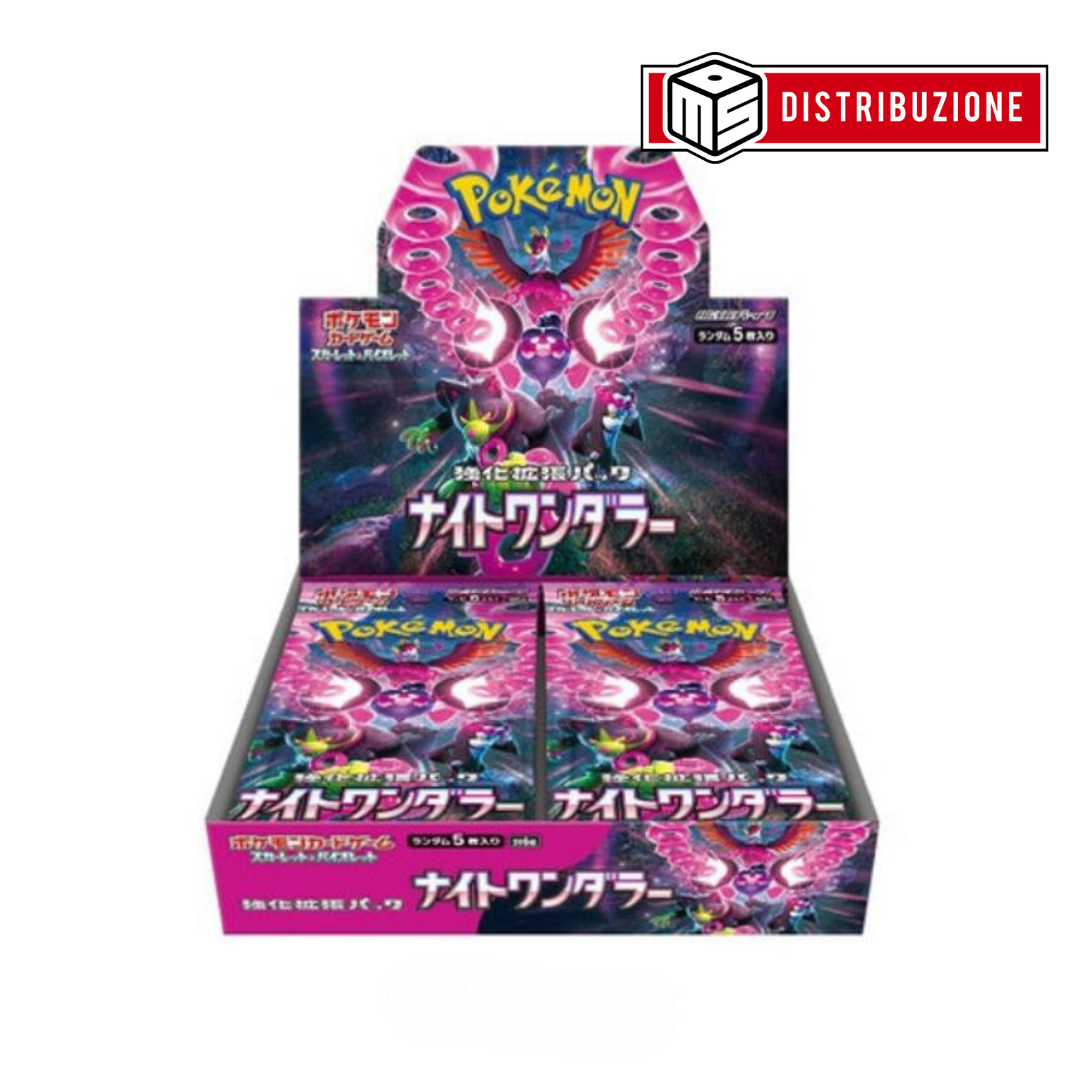 POKEMON - NIGHT WANDERED - BOX DI BUSTE (30PZ) - GIAPPONESE
