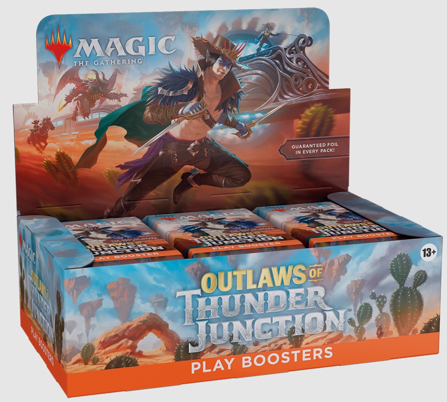 PROMO ORD. MIN. 6 BOX PAG. ANT. - OUTLAWS AT THUNDER JUNCTION - PLAY BOOSTER DISPLAY (36 BUSTE) - ITALIANO