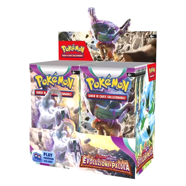 POKEMON SCARLATTO E VIOLETTO - EVOLUZIONI A PALDEA - BOX 36 BUSTE ITA (COD:60331)