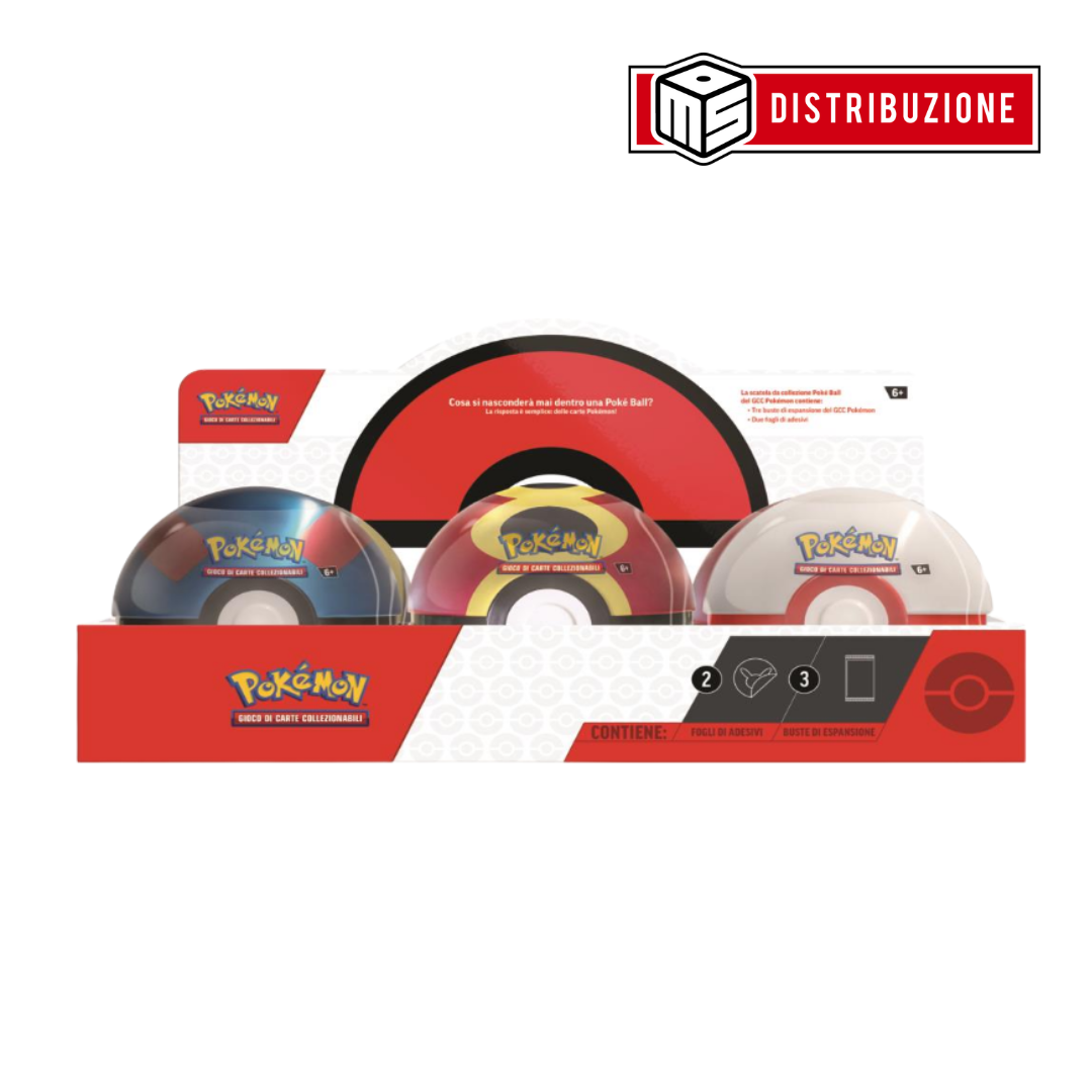 POKEMON - TIN POKEBALL OTTOBRE 2025 - (6PZ) (COD: 10113-I66)