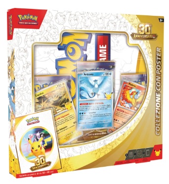 POKEMON 30° ANNIVERSARIO - COLLEZIONE CON POSTER - (1PZ) COD: 10467