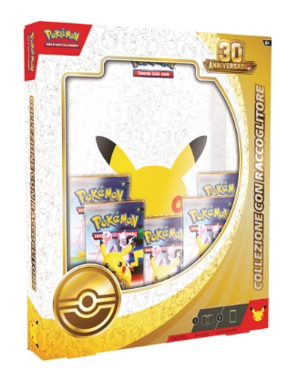 POKEMON 30° ANNIVERSARIO - COLLEZIONE CON RACCOGLITORE - (1PZ) COD: 10450