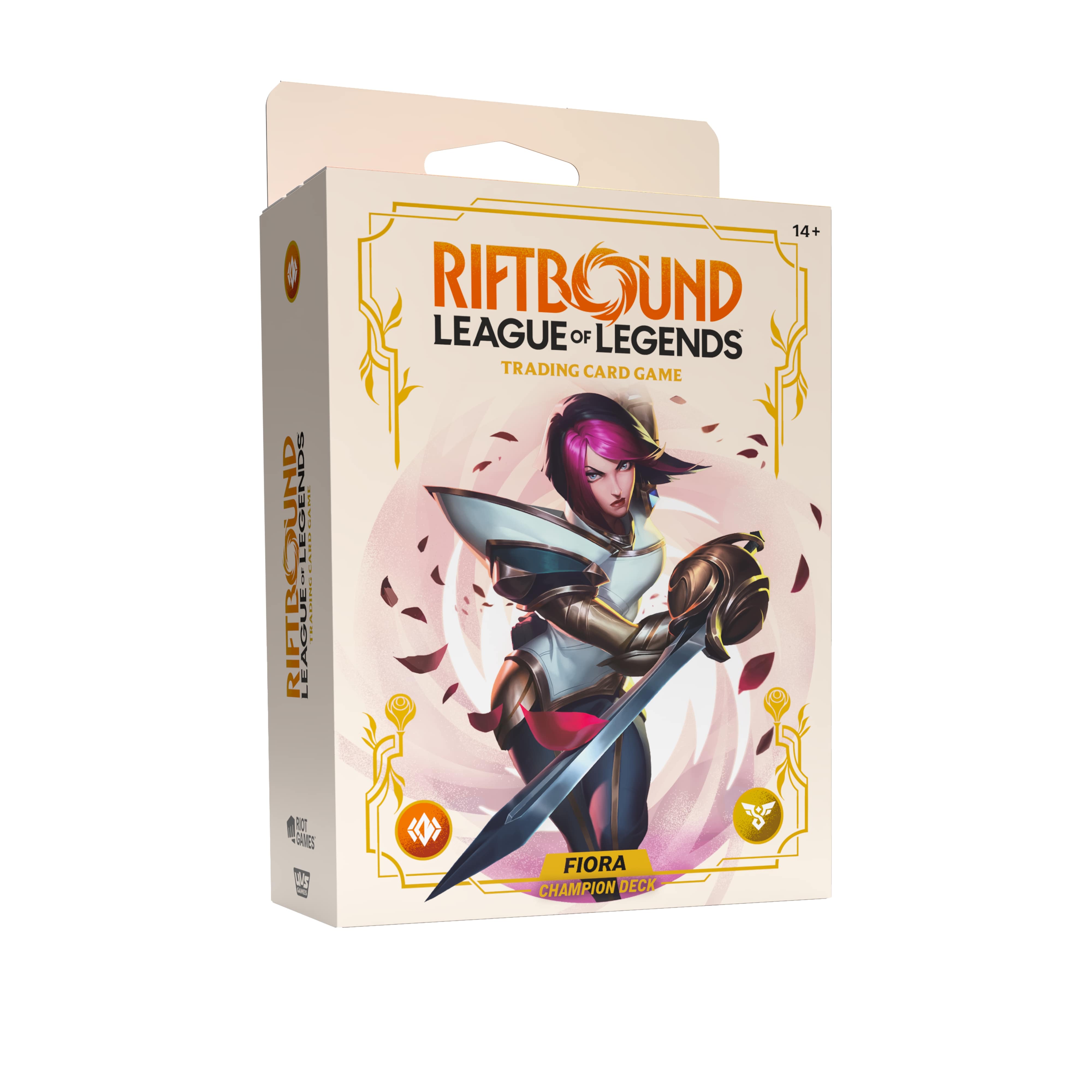 RIFTBOUND - SPIRITFORGED - CHAMPION DECK: FIORA (BOX 4 MAZZI) - ENG