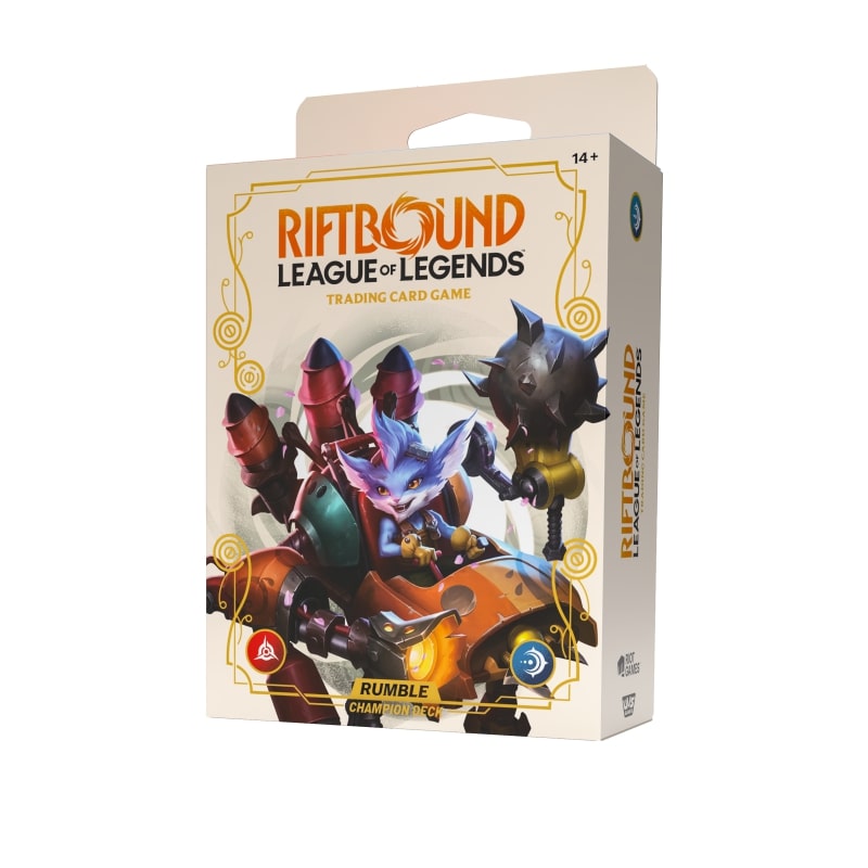 RIFTBOUND - SPIRITFORGED - CHAMPION DECK: RUMBLE (BOX 4 MAZZI) - ENG