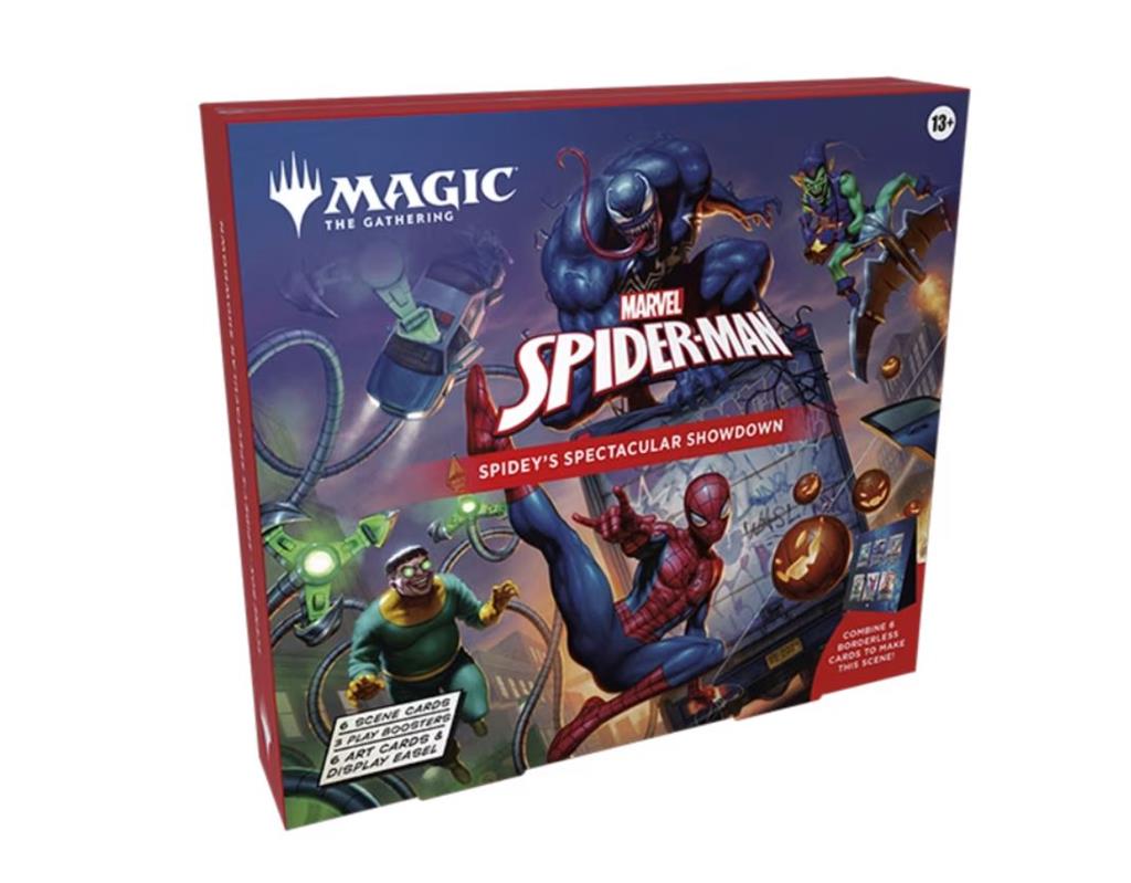 UNIVERSES BEYOND - MARVEL'S SPIDER MAN - SCENE BOX DISPLAY (4 BOX) - INGLESE