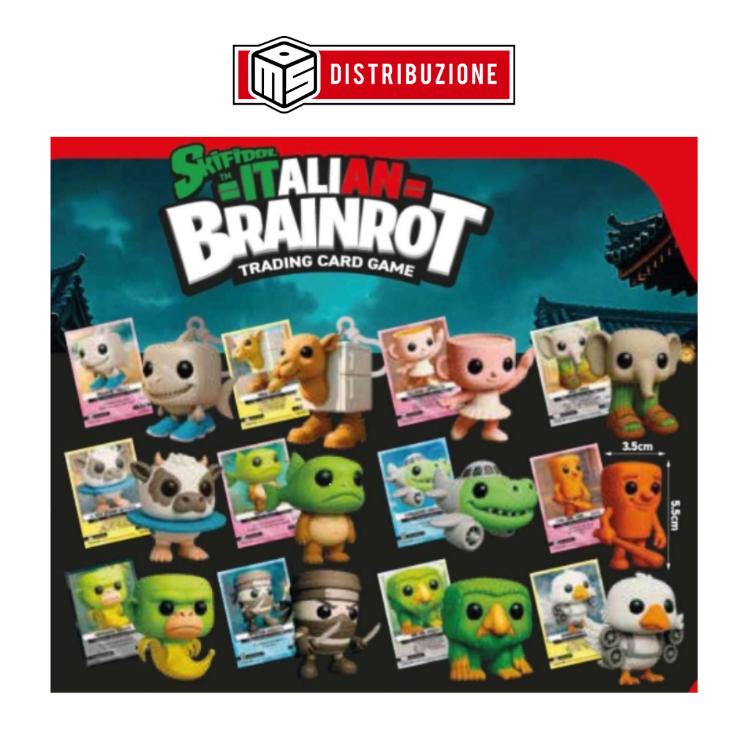 SKIFIDOL - ITALIAN BRAINROT - UNIVERSO PSICHEDELICO - PERSONAGGI 3D - DISPLAY 12PZ