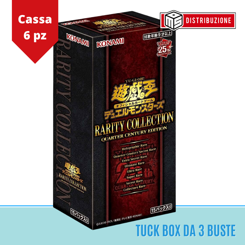 25TH ANNIVERSARY RARITY COLLECTION - TUCK BOX 3 BUSTE - BOX 6PZ