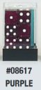 KOPLOW - 12 SET - D6 (16MM) - GLITTER PURPLE - (KOP08617)