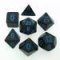 25338 SPECKLED POLYHEDRAL BLUE STARS 7-DADI SET