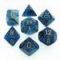 27489 PHANTOM POLYHEDRAL TEAL/GOLD 7-DADI SET