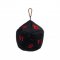 E-18786 DUNGEONS & DRAGONS BLACK & RED  PLUSH DICE BAG D20