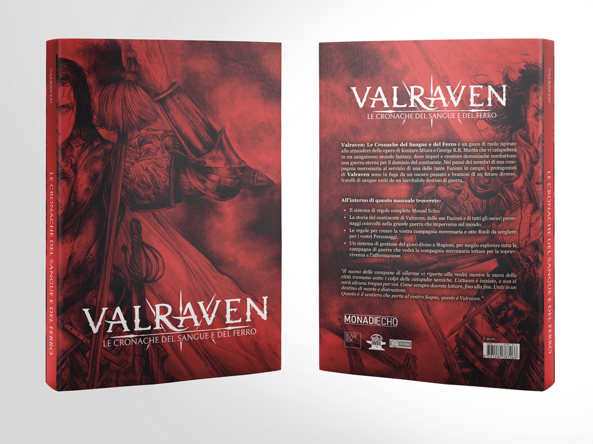 VALRAVEN: LE CRONACHE DEL SANGUE E DEL FERRO - MANUALE BASE (RISTAMPA SOFT COVER)
