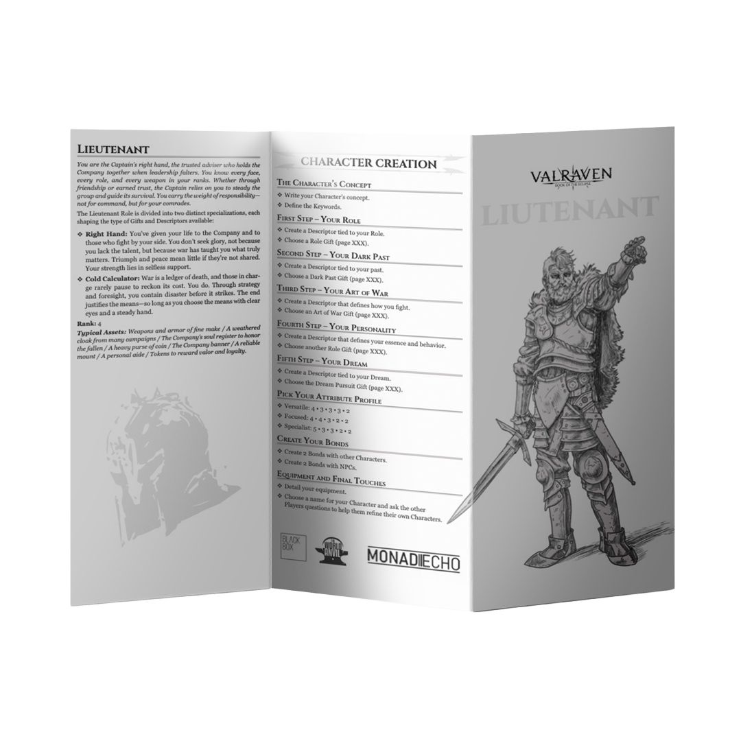 VALRAVEN: PLAYBOOK IN INGLESE