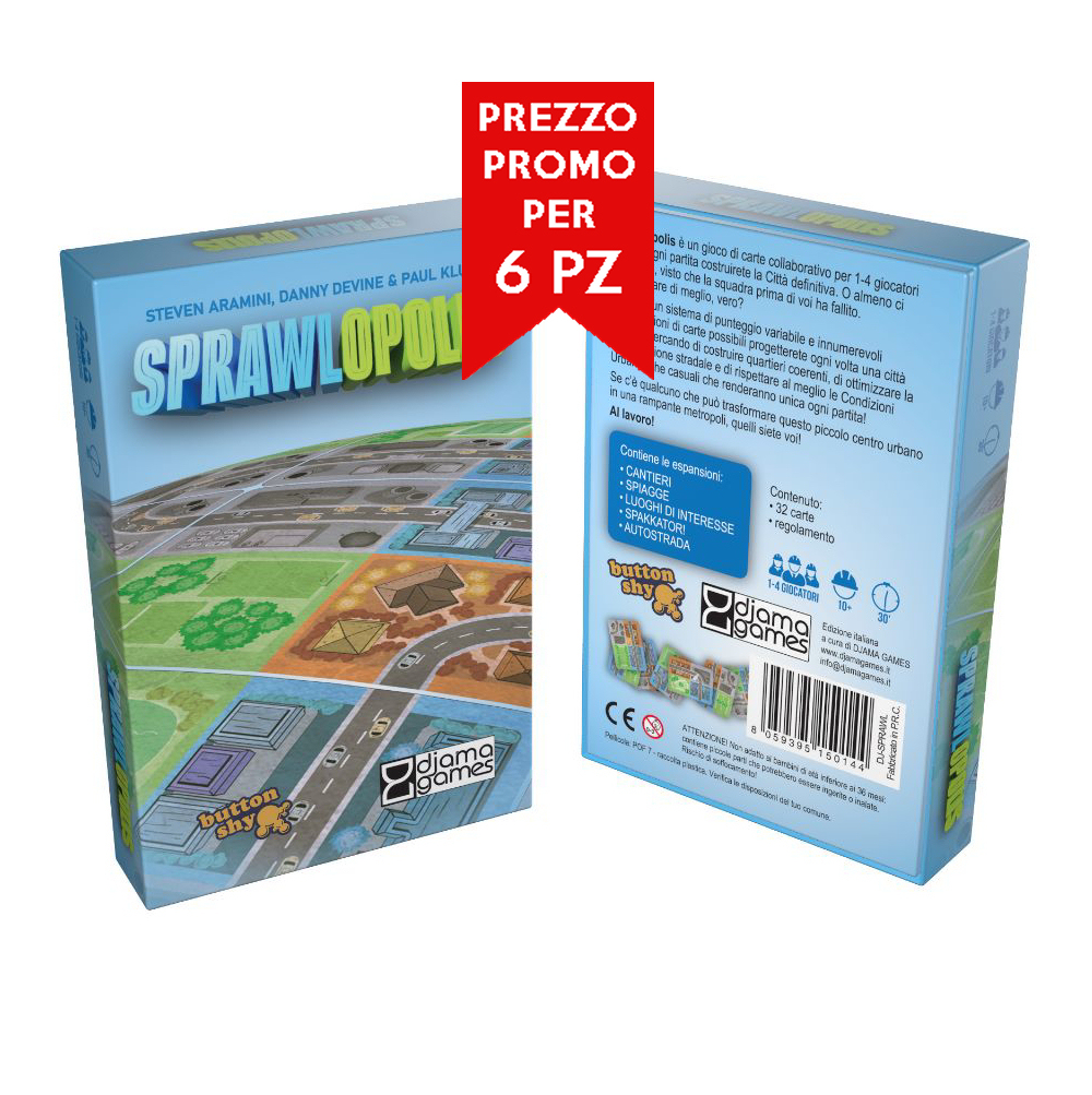 SPRAWLOPOLIS - EDIZIONE ITALIANA (PREZZO PER 6 PZ)